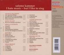 Salome Kammer - I hate music,but I like to sing, CD