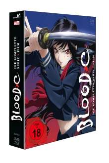 Blood C (Komplette Serie) / The Last Dark (Film) (Blu-ray im Digipak), 3 Blu-ray Discs