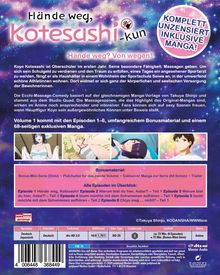 Hände weg, Kotesashi-kun. Komplette Übersicht der Episoden 1–6 mit Bonusmaterial. FSK 16. Anime, Deutsch/Japanisch.