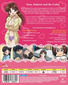 „Yura, Makoto und die Liebe“: Gesamtausgabe auf Blu-ray. Inklusive 4-teiliger Art-Card-Set. Episoden von „Step Up Love Story“.