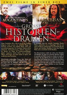 Barabbas / Das Leben des heiligen Augustinus, 2 DVDs