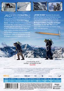 Beyond the Edge - Sir Edmund Hillarys Aufstieg zum Gipfel des Everest, DVD