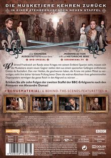 Die Musketiere Staffel 2, 4 DVDs