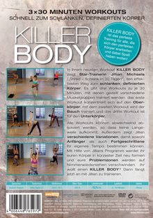 Jillian Michaels: Killer Body, DVD