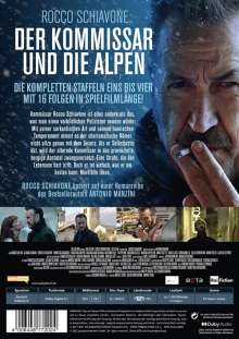 Rocco Schiavone: Der Kommissar und die Alpen (Staffel 1-4), 8 DVDs