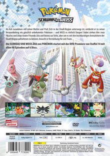 Pokémon Staffel 14: Schwarz und Weiss, 6 DVDs