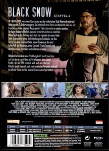 "BLACK SNOW Staffel 2": Im Jahr 2003 verschwindet Zoe Jacobs. Ermittlungen führen zu überraschenden familiären Enthüllungen.