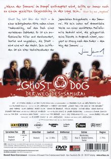 Ghost Dog, DVD