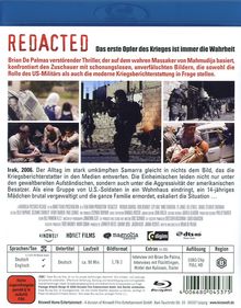 Redacted (Blu-ray), Blu-ray Disc