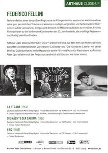 Federico Fellini Arthaus Close-Up, 3 DVDs