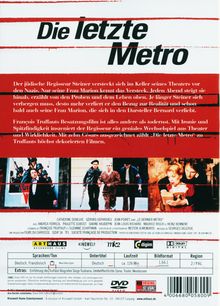Die letzte Metro, DVD