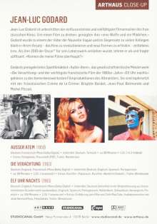 Jean-Luc Godard Arthaus Close-Up, 3 DVDs