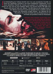John Carpenter's Vampire, DVD