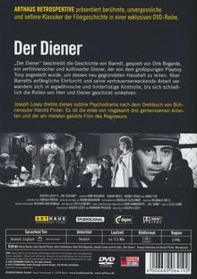 Der Diener, DVD