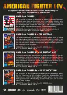 American Fighter 1-4, DVD