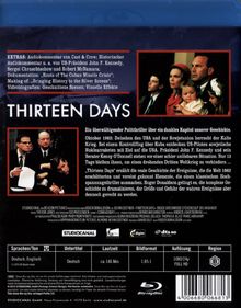 Thirteen Days (Blu-ray), Blu-ray Disc