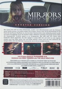 Mirrors (Blu-ray &amp; DVD im Mediabook), 1 Blu-ray Disc und 1 DVD
