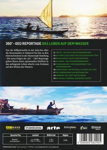 360° Geo-Reportage: Das Leben auf dem Wasser, 3 DVDs