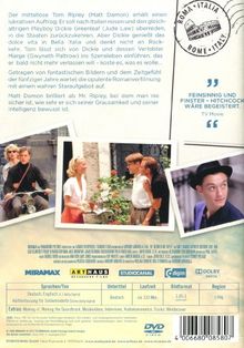 Der talentierte Mr. Ripley, DVD