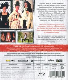 Der Kontrakt des Zeichners (Blu-ray), Blu-ray Disc