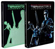 Terminator 2: Tag der Abrechnung (Ultra HD Blu-ray &amp; 3D Blu-ray im Steelbook), 1 Ultra HD Blu-ray und 2 Blu-ray Discs