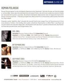 Roman Polanski Arthaus Close-Up (Blu-ray), 3 Blu-ray Discs