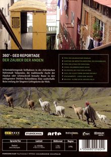 360° Geo-Reportage: Der Zauber der Anden, 2 DVDs
