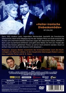 Arsène Lupin, der Millionendieb, DVD