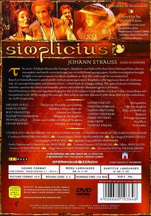 Johann Strauss II (1825-1899): Simplicius, DVD