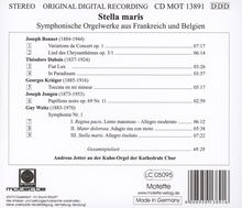 Andreas Jetter - Stella maris (Symphonische Orgelwerke aus Frankreich und Belgien), CD