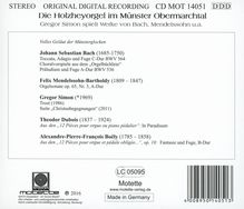Gregor Simon spielt die Holzheyorgel im Münster Obermarchtal, CD