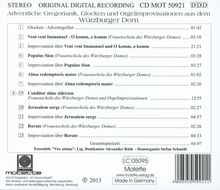 Adventliche Gregorianik, Glocken und Orgelimprovisationen aus dem Würzburger Dom, CD