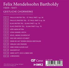 Felix Mendelssohn Bartholdy (1809-1847): Das Geistliche Chorwerk, 14 CDs