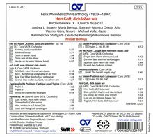 Felix Mendelssohn Bartholdy (1809-1847): Geistliche Chorwerke Vol.9, Super Audio CD