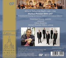 Johann Sebastian Bach (1685-1750): Markus-Passion nach BWV 247, CD