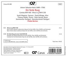 Johann Sebastian Bach (1685-1750): Messe g-moll BWV 235 (Lutherische Messe), CD