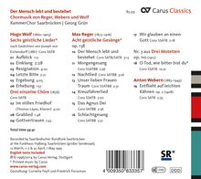 Kammerchor Saarbrücken - Der Mensch lebt und bestehet, CD