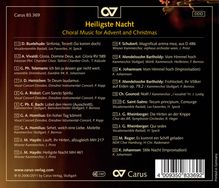 Chormusik zu Advent &amp; Weihnachten - »Heiligste Nacht«, CD