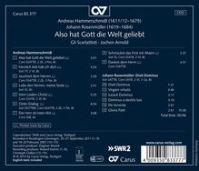 Andreas Hammerschmidt (1612-1675): Geistliche Werke "Also hat Gott die Welt geliebt", CD