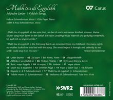 Makh tsu di Eygelekh - Yiddish Songs, CD