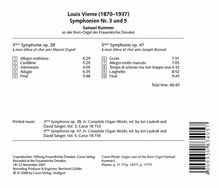 Louis Vierne (1870-1937): Orgelsymphonien Nr.3 &amp; 5, Super Audio CD