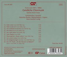 Franz Liszt (1811-1886): Geistliche Vokalmusik, CD