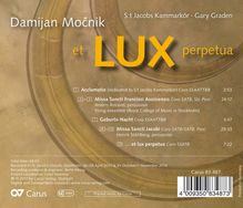Damijan Mocnik (geb. 1967): Et Lux Perpetua, CD