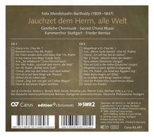 Felix Mendelssohn Bartholdy (1809-1847): Geistliche Chorwerke, 2 CDs