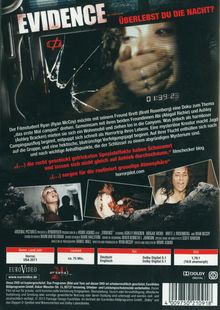 Evidence (2011), DVD