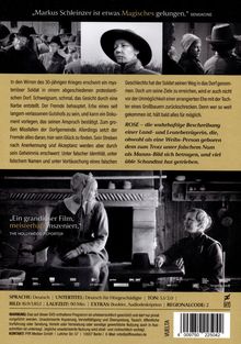 Text oben: „Markus Schleinzer ist etwas Magisches gelungen.“ Text mittig beschreibt ein Filmset im 30-jährigen Krieg. Unten: „Ein grandioser Film, meisterhaft inszeniert“, gefolgt von technischen Details zur DVD.