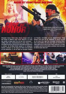 Code of Honor, DVD