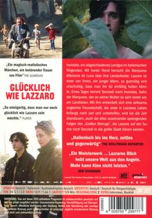 Glücklich wie Lazzaro, DVD