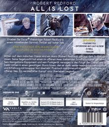 ROBER REDFORD - ALL IS LOST  
„EINE PACKENDE EIN-MANN-SHOW: REDFORD IN HÖCHSTFORM“  
BONUS: FEATURETTES, INTERVIEWS, B-ROLL, TRAILER