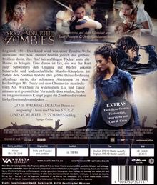 Film auf DVD: "Stolz und Vorurteil & Zombies". England 1811. Jane Austen trifft Zombies. Extras: Entfernte Szenen.